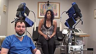 Phoenix Rose Endures Latex Glove Humiliation Vibrator Orgasms In Fetish Skirt Spread