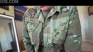 Horny Military Milf Lola Maverick Craves Cock After Deployment