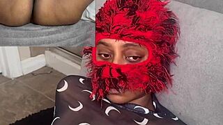 Ebony Squirts in No Moaning Challenge on Dripping Wet Pussy