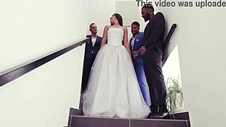Slammed Bride Nuria Millan Takes 6on1 ATM Balls Deep DAP!
