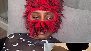 Ebony Squirts in No Moaning Challenge on Dripping Wet Pussy