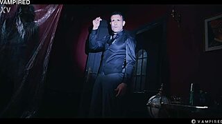 Octokuro model's huge tits vampire 3some double anal creampie