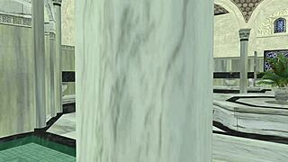 BUsty FUTANARI POUNDS SLUTS in wild 3D hentai anal threesome creampie chaos