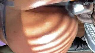 i can't resist pounding this ebony baddie's creamy tight wet pussy