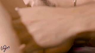 Surprised husband with sexy prostitute for intense threesome fucking deepthroat and cumswap