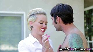 blonde pornstar small tits drilled hardcore pov boots