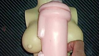 Trio kissy dolly close up vagina anal creampie desk domination toys