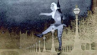 Vintage bizarre retro film: hairy pussy fucking in antique lantern style diaries.