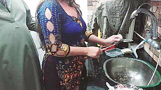 Village maid seduced and fucked hard in kitchen alone
