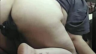 big round bbw ass cheeks pounded relentlessly by massive bbc