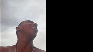 blonde brazilian beauty takes interracial ass pounding on beach