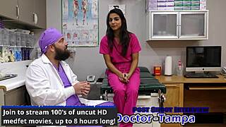 Dr Tampa examines neighbor Misty Addams in gyno fetish