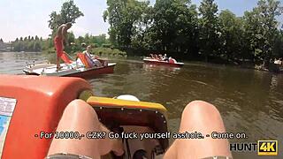 hunt4k guy pays huge cash for gorgeous european milf sex