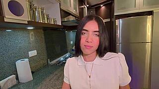Petite teen students fuck hard lose virginity creampie pov!