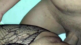 cuck rims my ass while i fuck his friend in bodystocking!