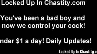 locked in chastity a month crushes your will completely