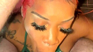 harmonie barz first time interracial casting with facial cumshot