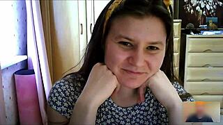 hot brunette, our video chat turned into porn filming?