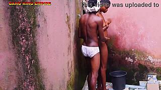 african slim babe sherry bella cheats on boyfriend with ghetto lord's big black cock doggystyle pounding