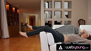blake eden lures shauna skye for steamy home lesbian fuck