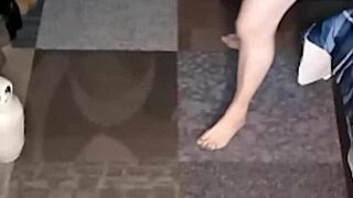 hot mature granny naked yoga leads to massive orgasm