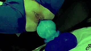 Huge Dildos Fill Cosplay Creampie with Endless Cum Flow