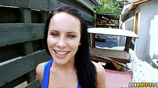 Pale Girl Craves Massive BBC Interracial Pounding