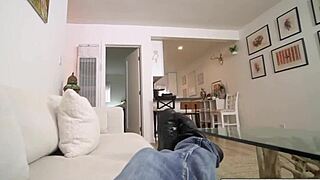 she moans as my young dick slams deep her warm pussy doggystyle begging more?