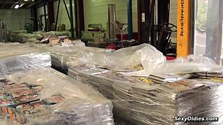 Tall milf Melany Paris fucked hard in warehouse 🏭💦 by Michael Cheritto 😈