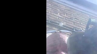 Juliet Redhead Sexyspice36 Roof Lesbian Masturbation Session