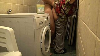 Cuckold Wife Pounds Basement Cock While Hubby Works!