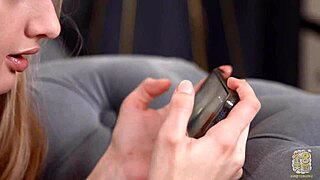 Roommate Sasha Paige bends over no panties dorm doggystyle creampie