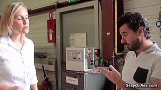 Tall milf Melany Paris fucked hard in warehouse 🏭💦 by Michael Cheritto 😈