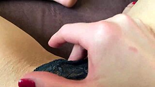 Wet Panties Slide On Huge Pussy For Powerful Orgasm