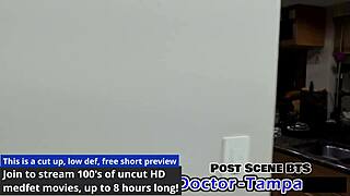 dr tampa's student interns giggle backstage with shaved pussies 😏👩‍⚕️
