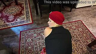 muslim milf seduces shy stud before husband returns home