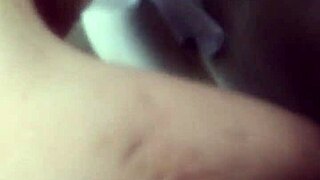 Street prostitute's car pussy fuck with ripped clothes striptease