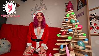 yiffyfosque's huge french anal fisting xmas fantasy