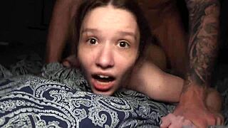 Modest Kitty Doll88 Fucked Hard Bent Over Doggystyle Cumshot