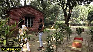 oh my indian boyfriend this first date sex feels so naughty n' romantic in the forest uhmm
