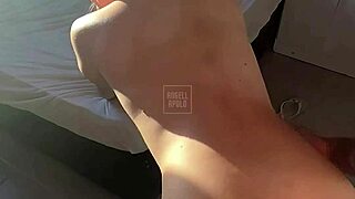 Pounding my wife's big blonde ass in bed so kinky 😍🍑💦