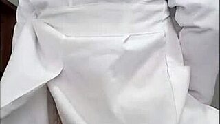 Naughty hospital staff turn doctors office into wild sex den