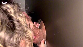 Wife turns me cuckold at swingers, forces gloryhole suck