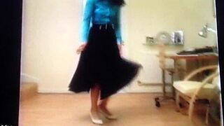 MIND CONTROL Turns CLASSY Vintage Skirt Girl into Fun House Toy