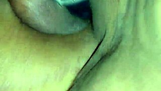 Ebony pussy farts on massive bbc