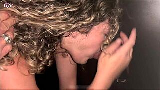 Wife turns me cuckold at swingers, forces gloryhole suck
