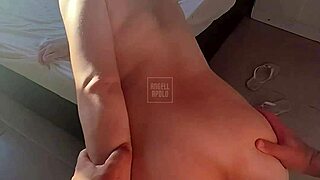 Pounding my wife's big blonde ass in bed so kinky 😍🍑💦