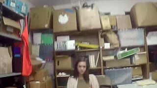 milf and teen shoplifters bent over fucked rough in office by burglar