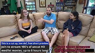 ready for mira monroe's first gyno exam?