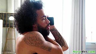 Lacey Jayne's Juicy Big Tits Nuru Massage!